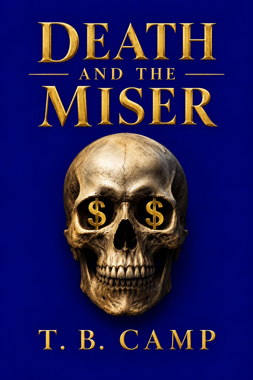 Cover art for Death and the Miser by Tyrone Camp